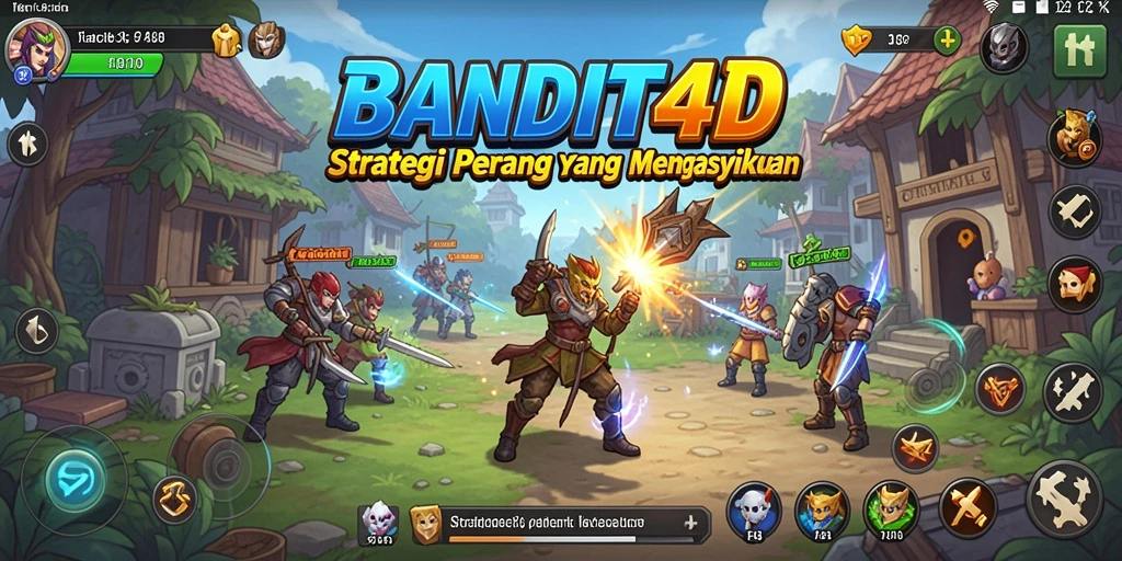 Tampilan gameplay BANDIT4D yang seru dan penuh strategi.