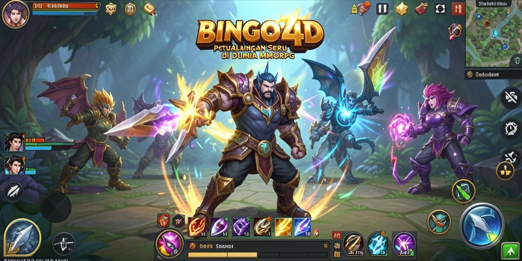 Gameplay seru BINGO4D yang penuh petualangan MMORPG.