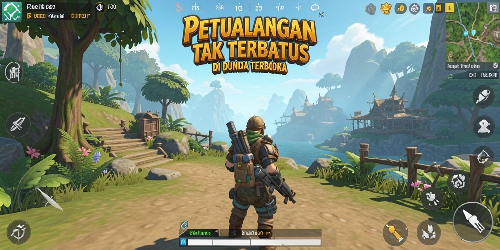 Gameplay menakjubkan yang menunjukkan dunia terbuka di FO8.