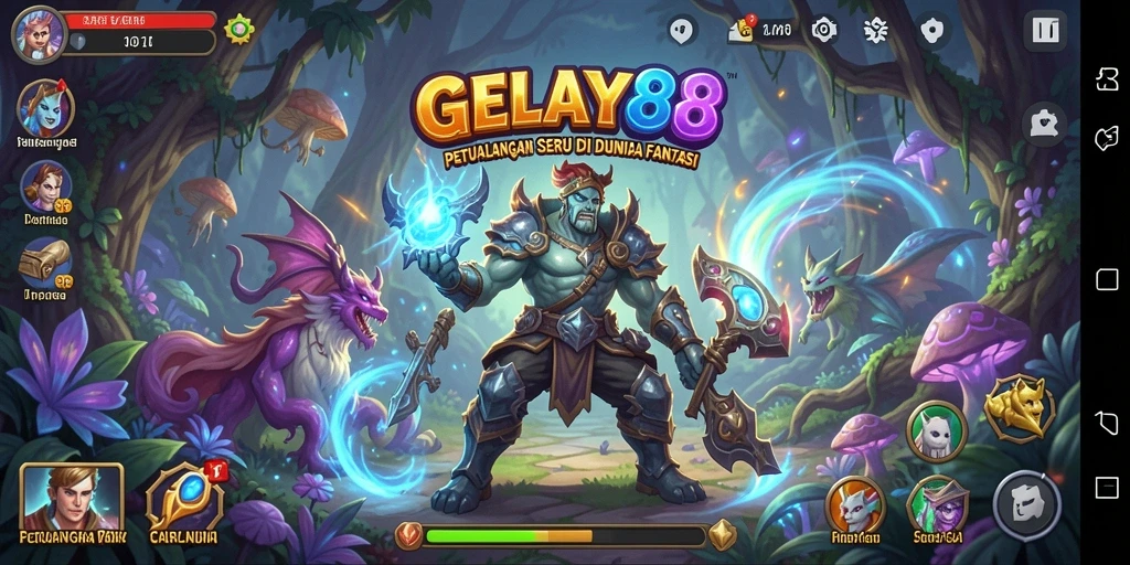Screenshot menunjukkan aksi seru gameplay dalam petualangan.