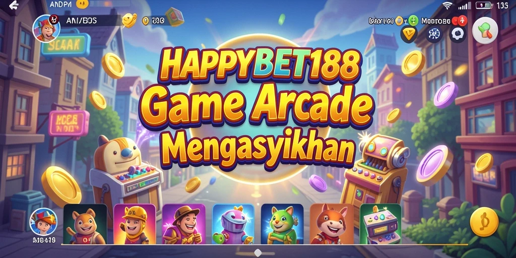 Tampilan gameplay seru di <strong>HAPPYBET188</strong> yang menampilkan action arcade menarik.