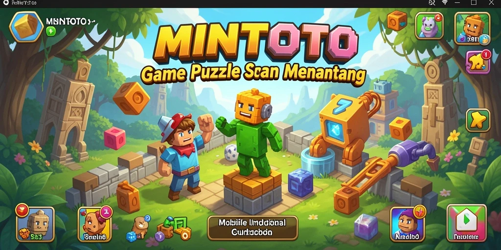 Tampilan gameplay seru dari MINTOTO dengan berbagai teka-teki menarik.