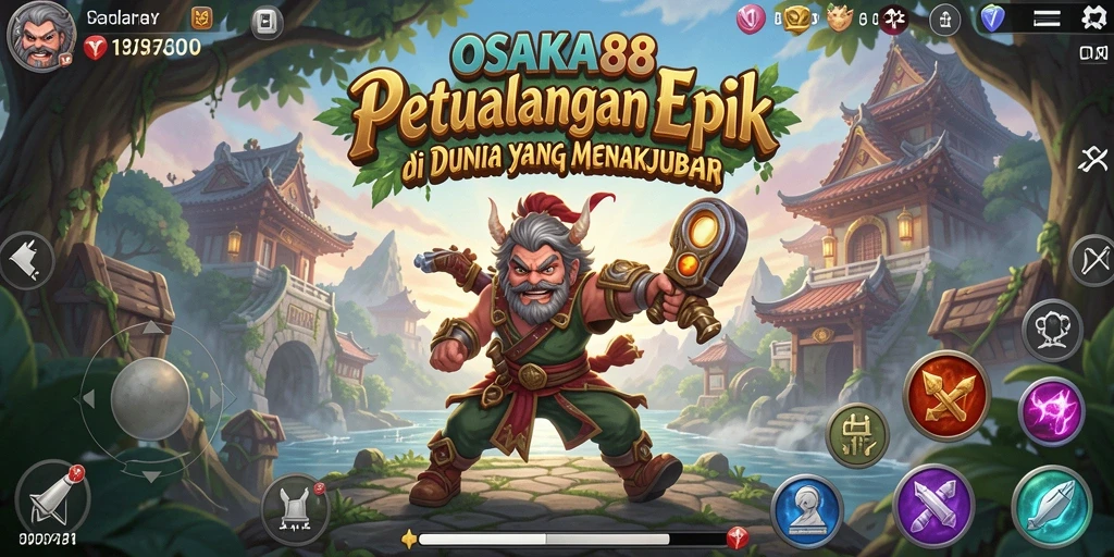 Tampilan gameplay <strong>OSAKA88</strong> yang mendebarkan di dunia petualangan.