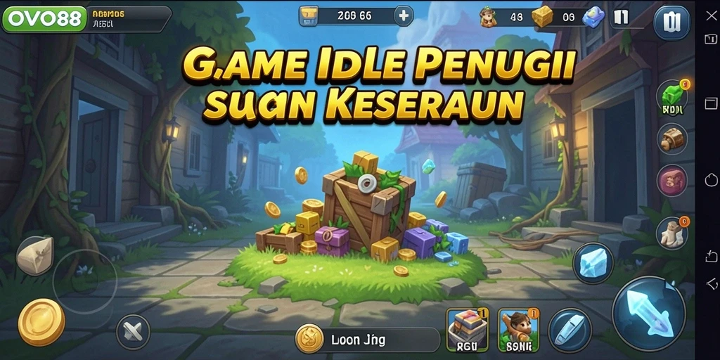 Tampilan gameplay OVO88 dengan berbagai karakter dan misi menarik.