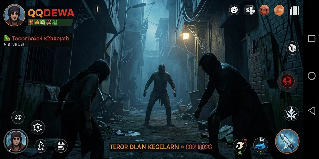 Gameplay menyeramkan dengan atmosfer mencekam dalam QQDEWA.