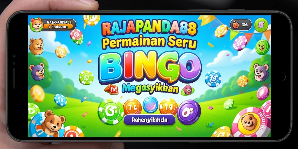 Tampilan gameplay seru dalam RAJAPANDA88 yang menampilkan suasana Bingo.
