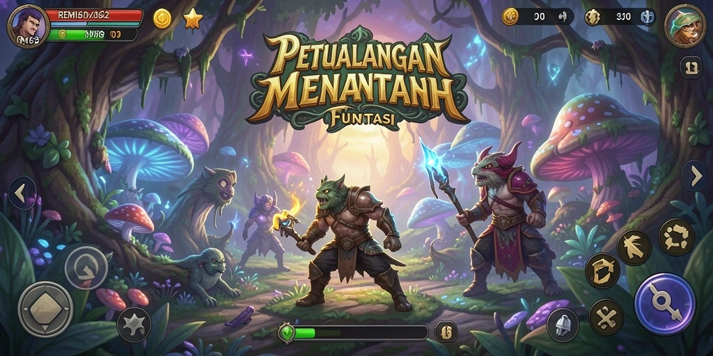 Tangkapan layar gameplay <strong>REMI62</strong> menunjukkan aksi petualangan yang mendebarkan.