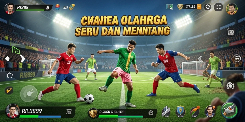 Screenshot gameplay RI889 yang menunjukkan aksi seru di lapangan.