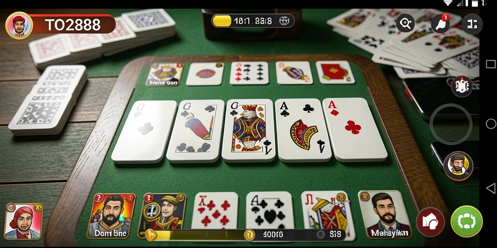 Tampilan gameplay seru dalam permainan Domino TO288.