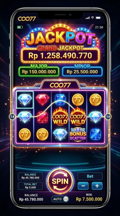 Proses pengunduhan aplikasi di coo77 yang cepat dan sederhana.